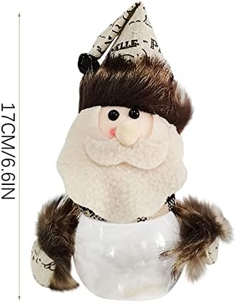 Jarra de doces de Natal Firm Fawn Christmas Snowman Caixa de presente para crianças adulto boneca jarra de ornamento de ornamentos
