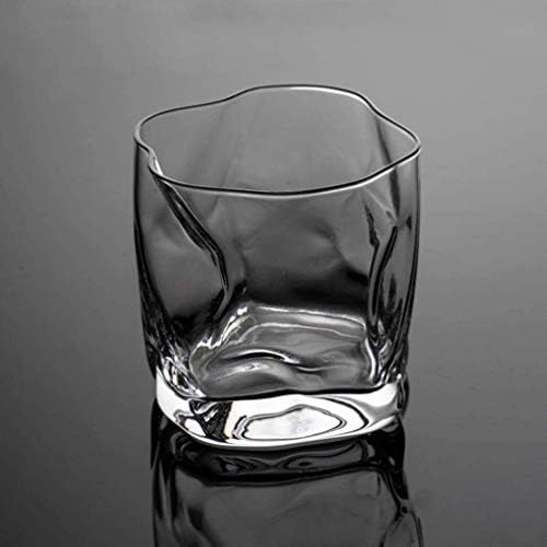 Whisky Decanter exclusivo óculos de uísque, copos premium, copos de bourbon para coquetéis, estilo de rocha à moda antiga,