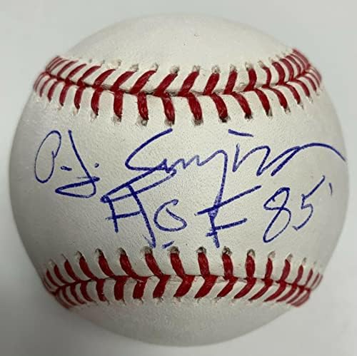 OJ Simpson assinou a Major League Baseball MLB *Buffalo Bills HOF 85 PSA AG79486 - itens diversos autografados da NFL