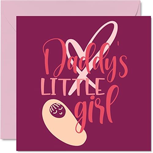 Cartão da menina - Parabéns - Princess Baby Girl Quotes - Daddy Girl - Cartões recém -nascidos, muito bem parabéns novos cartões de