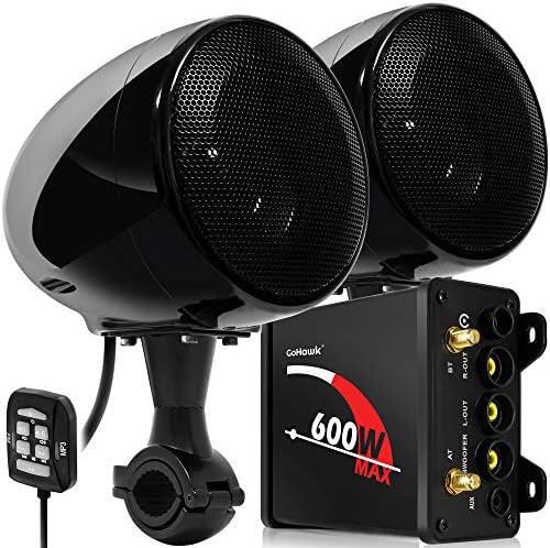 GOHAWK TN4 2.1 CANIOL 600W OMPLIFICADOR DE 4 RANGE ATRIMENTO Bluetooth Bluetooth Motocicleta Estéreo Sistema de