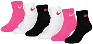 Nike Little Girls Lightweight Tornozelo Meias 6 pacote