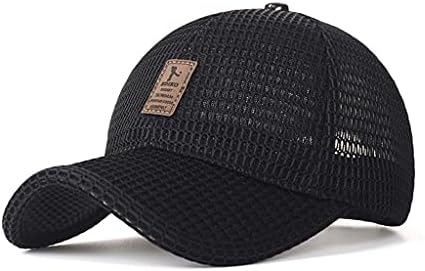 Capas de beisebol casual feminino masculino Capéu de gorro ajustável de pai com gaiolas com teto de chapéu de caminhada com protetor