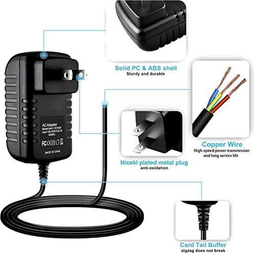 Parthcksi 12V CA/DC Adaptador para D-Link Dir-857, Dir-860L Rev A1, DVA-G3342SD DVA-G3672B, 00948 DIR-450 3G EV-DO sem