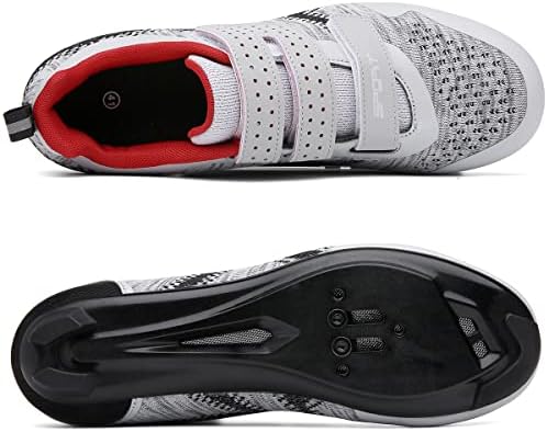 Ultint Cycling Shoes de ciclismo masculino compatível com sapatos de bicicleta de piloto de peloton com sapatos de bicicleta de estrada