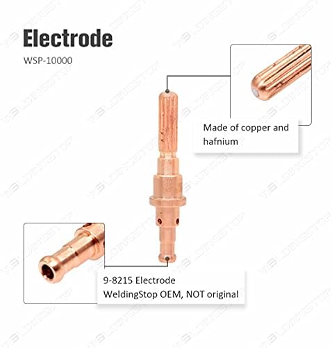 WELDINGSTOP SL60 SL100 50A DICA DE STAPEFF 9-8209 ELETRODO 9-8215 CAP DE BRIAÇÃO 9-8218 cartucho inicial 9-8213 para dinâmica térmica