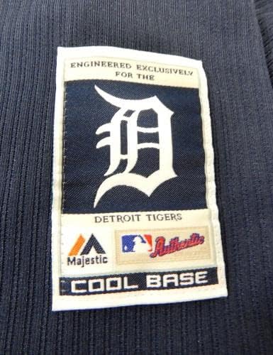 Detroit Tigers Ed Hodge 78 Game usado na Marinha Jersey ST BP 48 990 - jogo usado MLB Jerseys