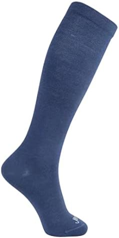 Javie leve meias de compressão confortável de lã Merino graduadas 15-20mmHg Knee High para mulheres e homens caminhando
