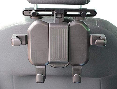 A apoio de cabeça portátil da Navitech no carro compatível com o tablet Szweil 10
