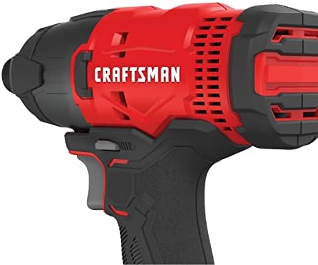 Craftsman V20 Max sem fio e driver de impacto, kit de combinação de ferramentas elétricas com 2 baterias e carregador