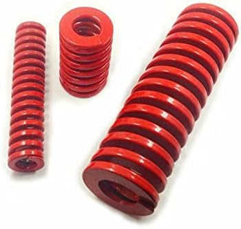 Ahegas Springs 1 pedaço de 35 mm de diâmetro externo DIDADE RED-CARGA MEDAIS COMPRIMENTO COMPRIMENTO DIANTE DE PRESSÃO DA MENHA INTERIOR DA MENHA DE MENHA DE SPRIME