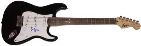 Ben Harper assinou autógrafo em tamanho grande Black Fender Stratocaster Guitar Wiper w/ James Spence JSA Autenticação