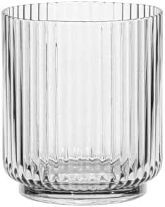 Tarhong Mesa Plastic Drinkware, Tumbler/Double Old Fashioned, Clear
