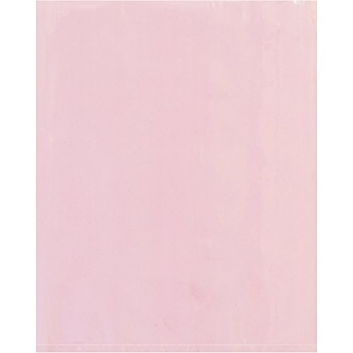 Sacos poli-poli anti-estático de 4 mil, 8 x 10, rosa, 1000/estojo