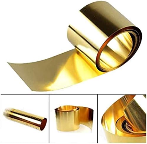 Nianxinn Brass Metal Metal Placa de folha de papel alumínio Folha de cobre puro de corrosão