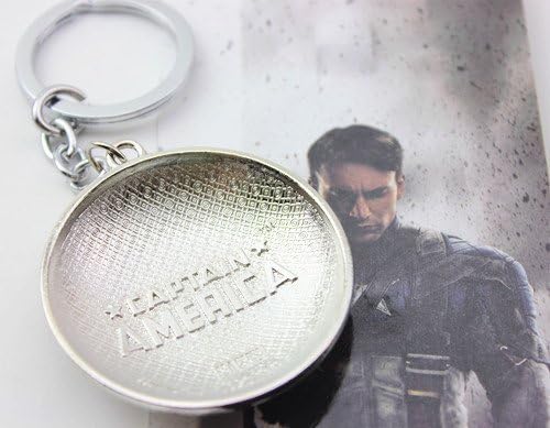 Tonith Capitão America Shield Car Caminhão SUV Boat Home Office Metal Keychain Key Chains Key