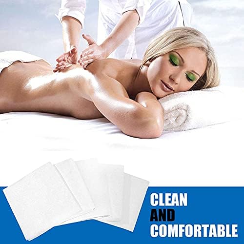 Folhas de mesa de massagem descartáveis ​​de 100 PCs, lençóis de capa de spa, capa de cama respirável não tecida para cadeira