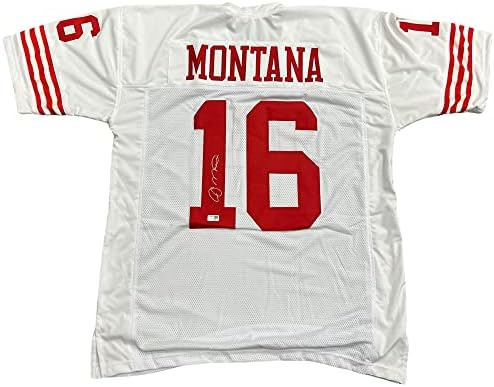 Joe Montana San Fransico 49ers assinou autógrafo Jersey White Tristar Certificado autêntico