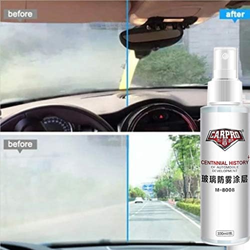 Dbylxmn Pet Vacuum Shampooer Clear Car Spray Spray Car Fog Fog 100ml Vidro para o pára-quedas