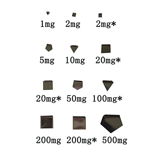 Huanyu F1 Grau 1mg-500mg Pesos de calibração de precisão Definir pesos de balanço de aço inoxidável personalizado de alta qualidade