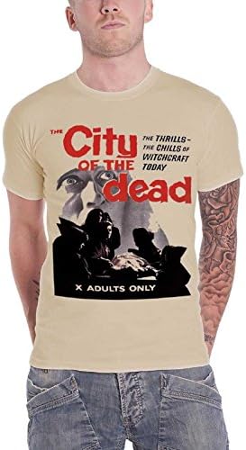 Plano 9 City of the Dead Poster Official Mens Bege Tamanho da camisa S