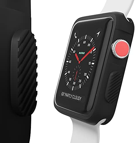 [2-PACK] Case à prova de choque compatível com a capa de pára-choque de 42 mm de Apple Watch, estojo de proteção robusta para