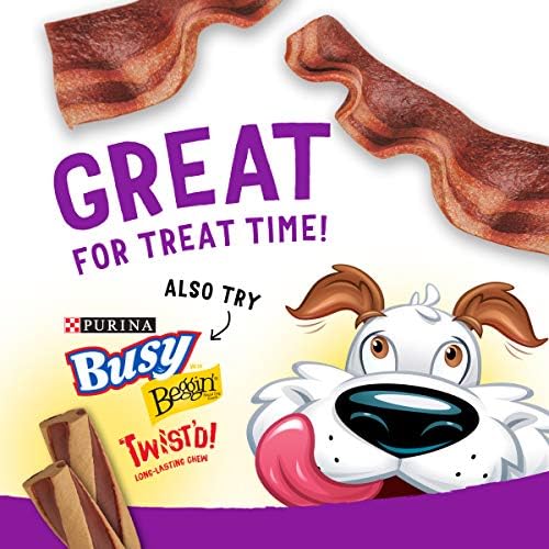 Purina Beggin 'tiras de cães guloseimas, original com sabor de bacon - 25 oz. Bolsas