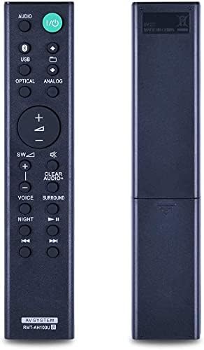 RMT-AH103U SUBSTITUIÇÃO REMOTO FIXA PARA SONY SOLBAR SA-CT80 HT-CT80 HTCT80 SACT80 HT-CT180 SA-CT180