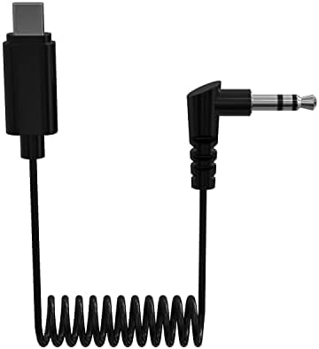 Hollyland 3,5 mm TRS Male para USB Tipo C DSP fone de ouvido Cabo de adaptador de áudio para Hollyland Lark M1/150 Microfone, compatível