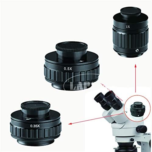 Acessórios para microscópio Zxyan CTV 0,35x / 0,5x / 1x Foco Cing Adaptador de montagem ajustável M38 38mm Compatível com tipo de