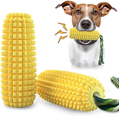 Agieg Dog Toy Corn Puppy Yellow Toys Squeays Pet Pet