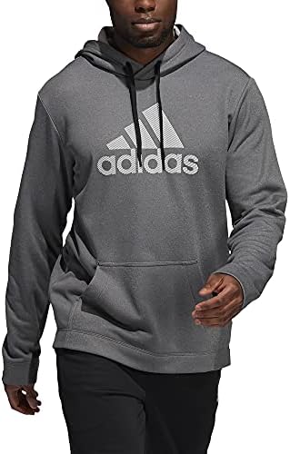 Jogo masculino da Adidas e Hoodie de Pullover Go