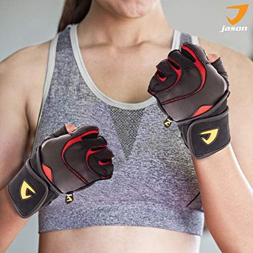 KURON Store X-FUEL Full Palm Palm Wrap Protection Protection Training Luvas de couro