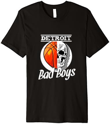 Detroit Bad Boys Basketball Skull EUA