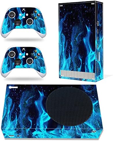 Adesivo de pele para o console da série Xbox e controladores sem fio, conjunto de capa de decalque de vinil de proteção de proteção