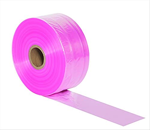 Rolo de tubulação poli anti -estática Aviditi, 6 x 1075 ', 4 mil, rosa - para sacos poli de tamanho personalizado para embalar e armazenar componentes e acessórios eletrônicos