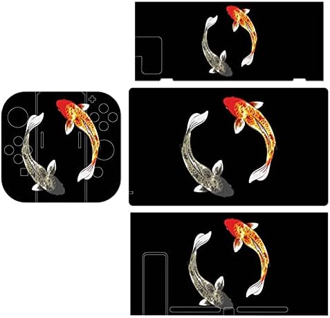 Adesivo de jogo de peixe koi para adesivo de jogo lindamente padronizado adequado para séries de switch para switch