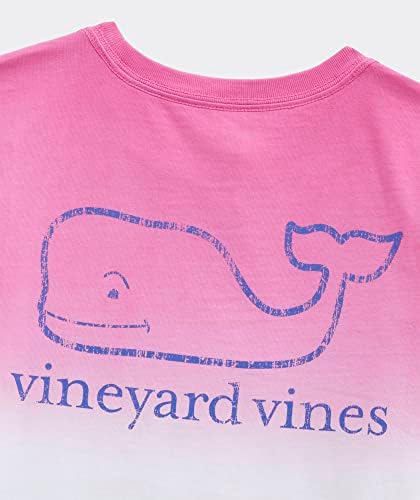 Vineyard Vines Vines 'Watermelon Dip Dye Dye Camise de bolso de manga curta