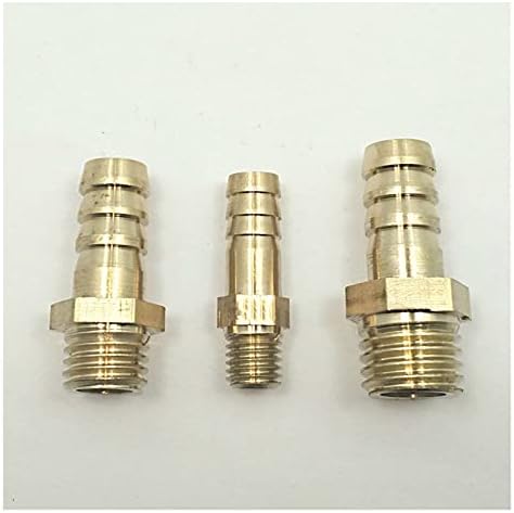 Conector da mangueira de pipeline M8/10/12/14/16/20 METRIC x 6/8/10/200/16mm Mangueira Brass de bronze Conector de junta