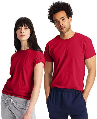 Camisetas masculinas de Hanes, pacote de camisetas de desempenho masculino, camisetas que bebem umidade, camisetas de