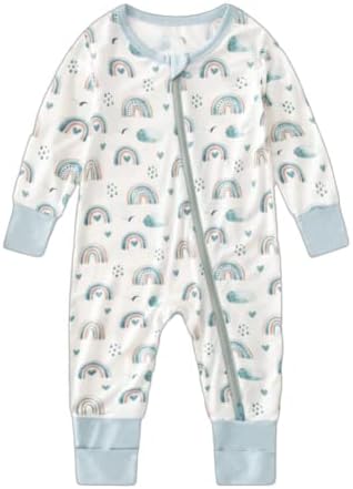 Suzel menino menino Pijama sem pés - Bambu viscose zippy pjs sono 'n Play - infantil One Piece Romper - 0-24 meses