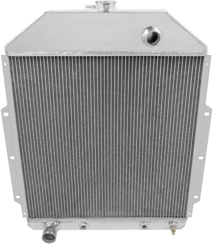 Novo radiador de alumínio Frostbite, 4 fila, estilo de fluxo de baixo, espessura do núcleo de 2,76 , compatível com 1942-1952
