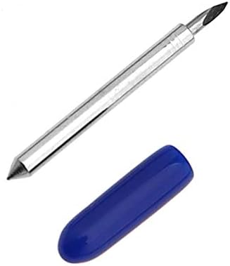 Sing F Ltd 10pcs 60? Blue Cap Tungstênio Blades de aço de carboneto para Roland Plotter Vinil Cutter Lettering Blades Carbide