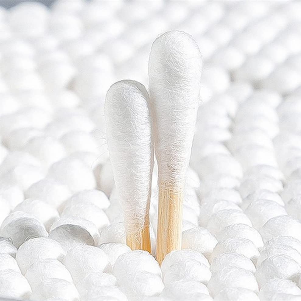 Sinwuas 500pcs biodegradáveis ​​swabs de algodão biodegradável