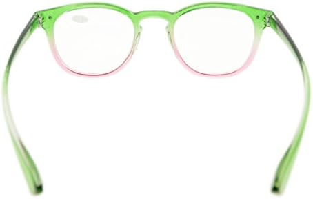 Os leitores de moda para os olhos que leem os óculos de óculos de rosa verde-rosa