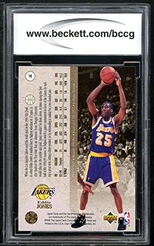 Eddie Jones Rookie Card 1994-95 SP 10 BGS BCCG 10