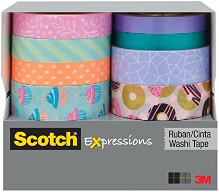 Expressões escocesas fita washi, 8 rolos/pacote