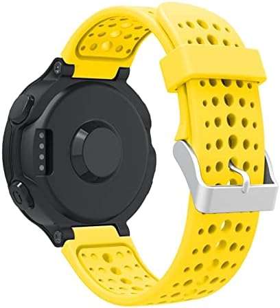 Inanir Soft Silicone Watch Strap Substacement Wrist Watch Band para Garmin Forerunner 220/230/235/620/630 WatchBand com