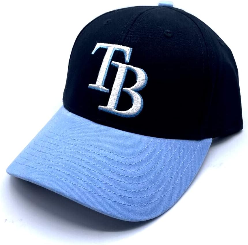 Tampa Bay Baseball Hat Hat Classic MVP Ajustável Tomar Raios Tom Cap Multicolor