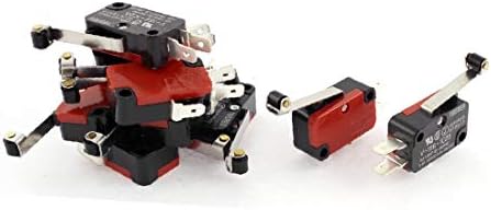 X-DREE AC 250V 15A ALVANÇA DE ROLO DE ENCIMELHA CURTA CURTO CHANGA MICROMANCO NC NO V-156-1C25 10PCS (AC 220V para os Emirados